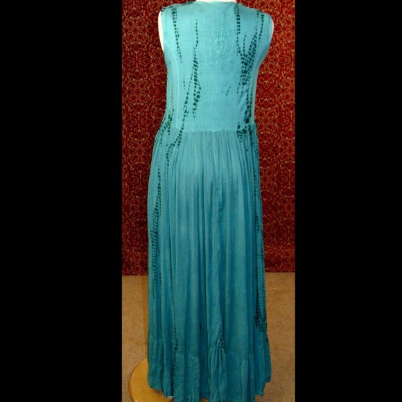 JAKARTA green sleeveless maxi dress S✨ - Picture 6 of 7